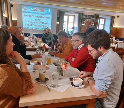 Ortsvorsitzender Georg Wintersperger bei seinem Vortrag
